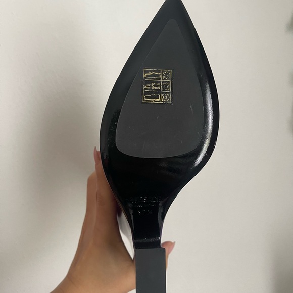 VERSACE Women's Purple Platform Heels - Picture 10 of 12